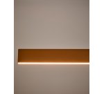 Plafonnier Boadella en aluminium finition peinte terracota