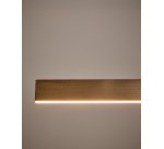 Plafonnier Boadella en aluminium finition peinte argent brossé