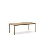 Tavolo sori in legno massiccio di acacia 200 x 100 cm FSC 100%