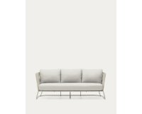 DE_Canapé 3 places d’extérieur Saconca en corde et acier galvanisé gris 189 cm