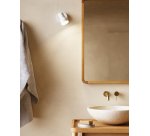 Espejo Shamel de madera maciza de teca 45 x 70 cm