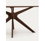 Table Naanim en placage de noyer 180 x 110 cm