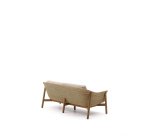 Canapé Galea 2 places en bois de teck et rotin synthétique 170,5 cm