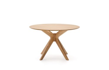 Naanim round table in oak veneer, Ø 120 cm