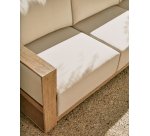 Canapé 3places Ambra en bois d’acacia avec finition claire 249cm