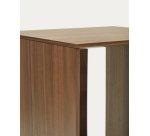Litto small shelf module in walnut veneer, 34 x 38 cm