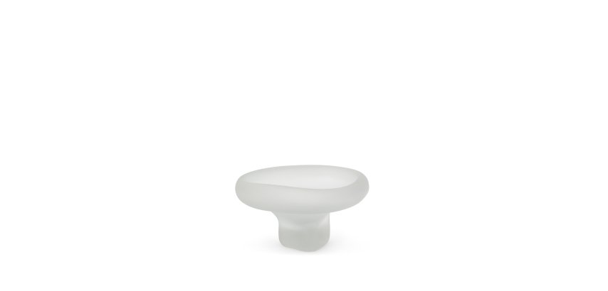Centre de table Ondaro en verre dépoli 15 cm