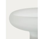 Centre de table Ondaro en verre dépoli 15 cm