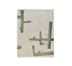 Toile abstraite Fida verte 180 x 140 cm