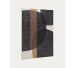 Toile abstraite Tonol marron 180 x 140 cm