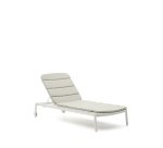 Transat d’extérieur Marcona en aluminium blanc