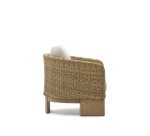 Fauteuil Xoriguer en rotin synthétique et bois d’eucalyptus