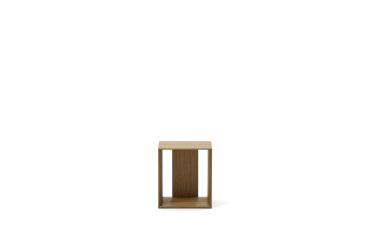 Litto small shelf module in oak veneer, 34 x 38 cm