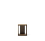 Litto small shelf module in walnut veneer, 34 x 38 cm