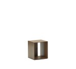 Litto small shelf module in walnut veneer, 34 x 38 cm