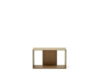 Module étagère format moyen Litto en placage de chêne 67 x 38 cm