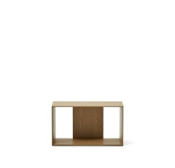 Module étagère format moyen Litto en placage de chêne 67 x 38 cm