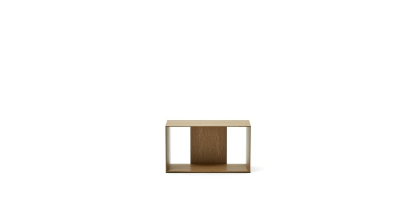 Modulregal mittleres Format Litto aus Eichenfurnier 67 x 38 cm.