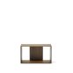 Module étagère format moyen Litto en placage de noyer 67 x 38 cm