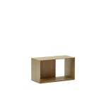Module étagère format moyen Litto en placage de chêne 67 x 38 cm