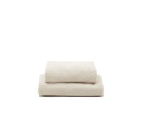 Housse pour lit Martina bouclette écru pour matelas de 160 x 200 cm