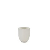 Cache-pot Aiguablava en ciment blanc Ø 39 cm