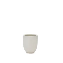 Cache-pot Aiguablava en ciment blanc Ø 39 cm