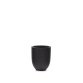 Cache-pot Aiguablava en ciment noir Ø 39 cm