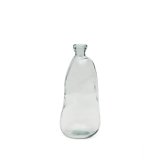 Vase Brenna en verre transparent 100% recyclé 51 cm