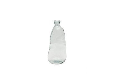 Vase Brenna en verre transparent 100% recyclé 51 cm