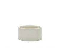 DE_Cache-pot Aiguablava en ciment blanc Ø 62 cm