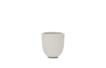 Cache-pot Aiguablava en ciment blanc Ø 56 cm