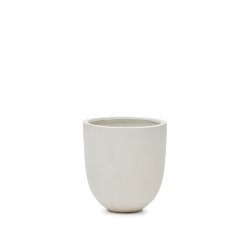 Cache-pot Aiguablava en ciment blanc Ø 56 cm