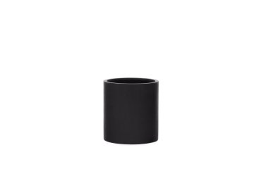 Cache-pot Aiguablava en ciment noir Ø 52 cm