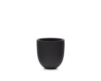 Aiguablava plant pot in black cement, Ø 56 cm