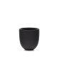 Cache-pot Aiguablava en ciment noir Ø 56 cm