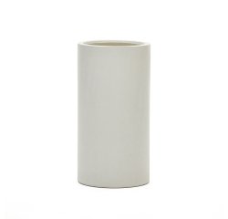 Macetero Aiguablava de cemento blanco Ø 42 cm