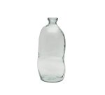 Vase Brenna en verre transparent 100% recyclé 73 cm