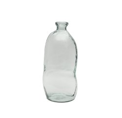 Brenna Vaas 100% gerecycled helder glas 73 cm