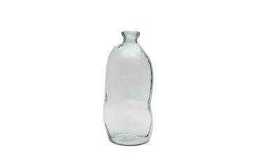 Vase Brenna en verre transparent 100% recyclé 73 cm