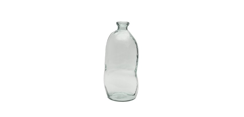 Brenna Vaas 100% gerecycled helder glas 73 cm