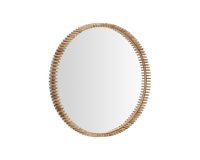 Miroir Polke en teck Ø 100 cm
