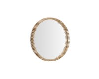 Miroir Polke en teck Ø 80 cm