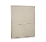 Cadre Maha blanc avec ligne horizontale 82 x 102 cm