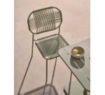 DE_Chaise d’extérieur empilable Talaier en corde synthétique et acier galvanisé, couleur turquoise