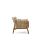 Teak and Synthetic Rattan Galea Armchair