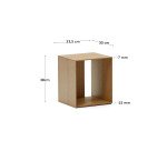 Litto kleine stelling in eiken fineer 34 x 38 cm