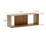 Grote Litto eiken fineer stelling 101 x 38 cm