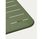 Table d’extérieur Brai en acier galvanisé vert 70 x 70 cm