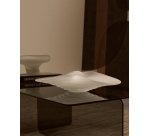 Centre de table Ondaro en verre dépoli 11 cm